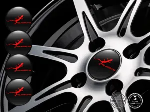 Audi Radaufkleber Version Gewölbte Harzlabels
